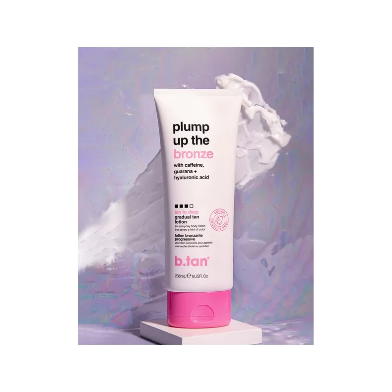 b.tan plump up the bronze 