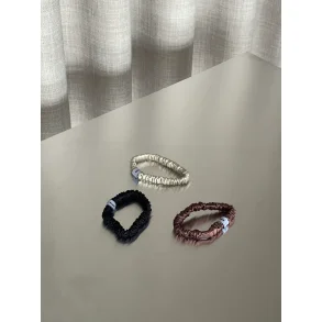 Mellow Mind 3-pak silke scrunchies